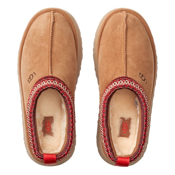 Ugg Women's Tazz Platform Slipper Chestnut 8 NEW - Picture 2 of 9